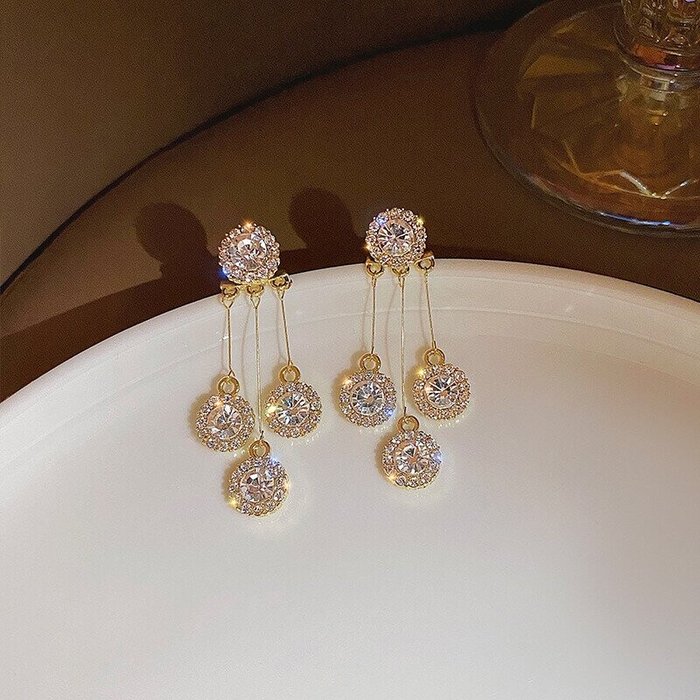 🌸2024 Spring Hot Sale✨Crystal string earrings - Image 3