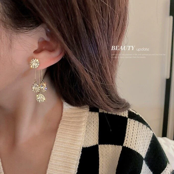 🌸2024 Spring Hot Sale✨Crystal string earrings - Image 5