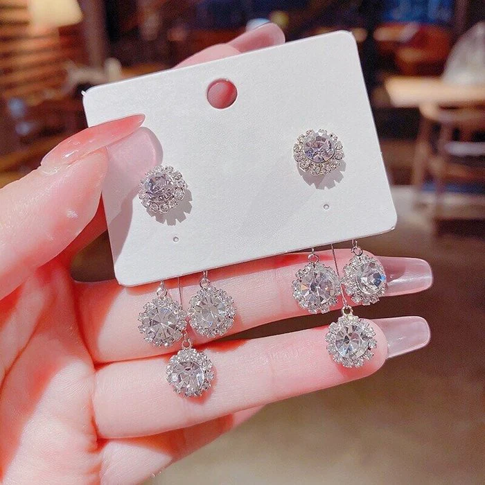 🌸2024 Spring Hot Sale✨Crystal string earrings - Image 6