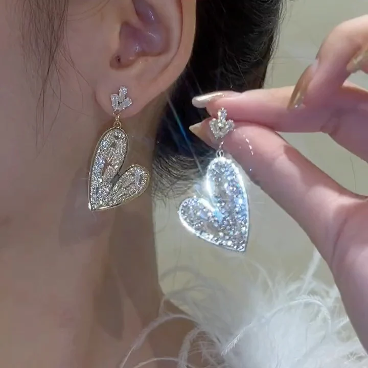 ✨Crystal Heart Gradient Earrings - Image 4