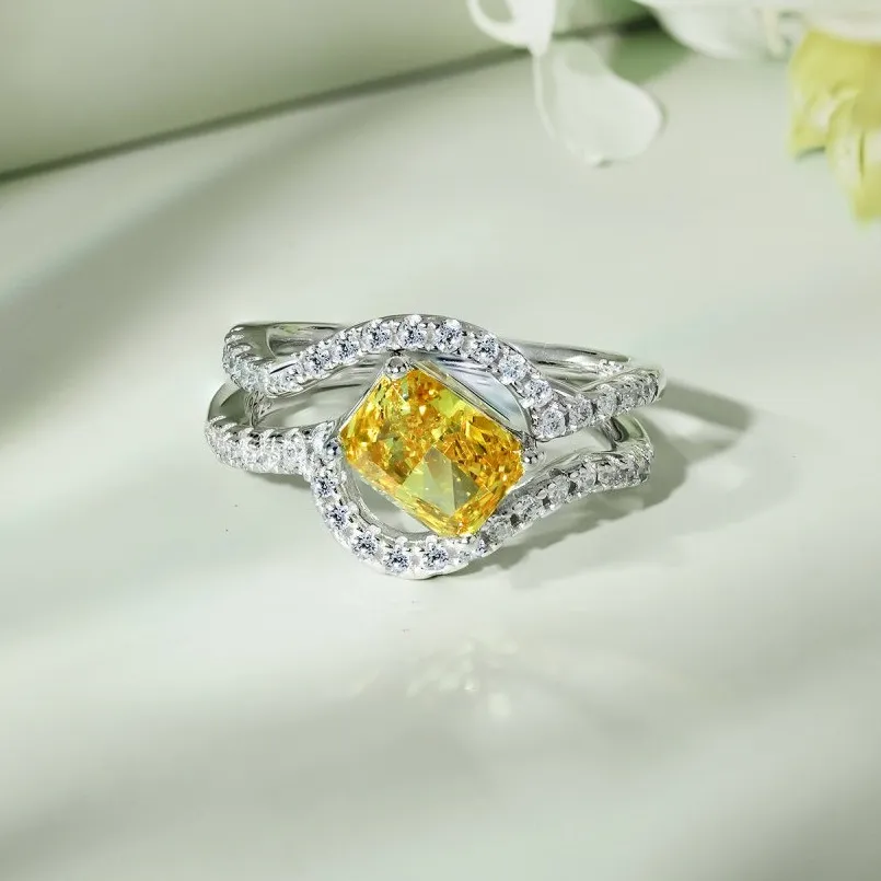 925 STERLING SILVER PAVÉ VAGUES RING - Image 11