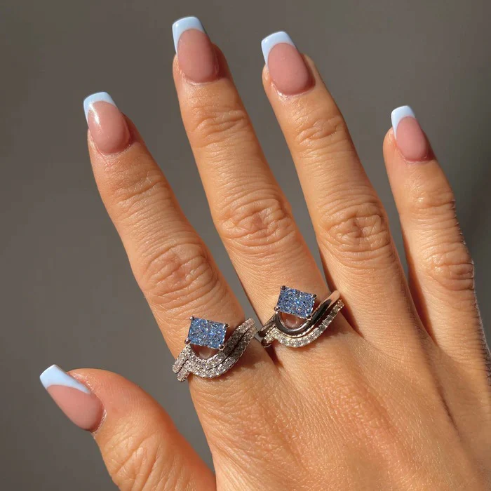925 STERLING SILVER PAVÉ VAGUES RING - Image 6