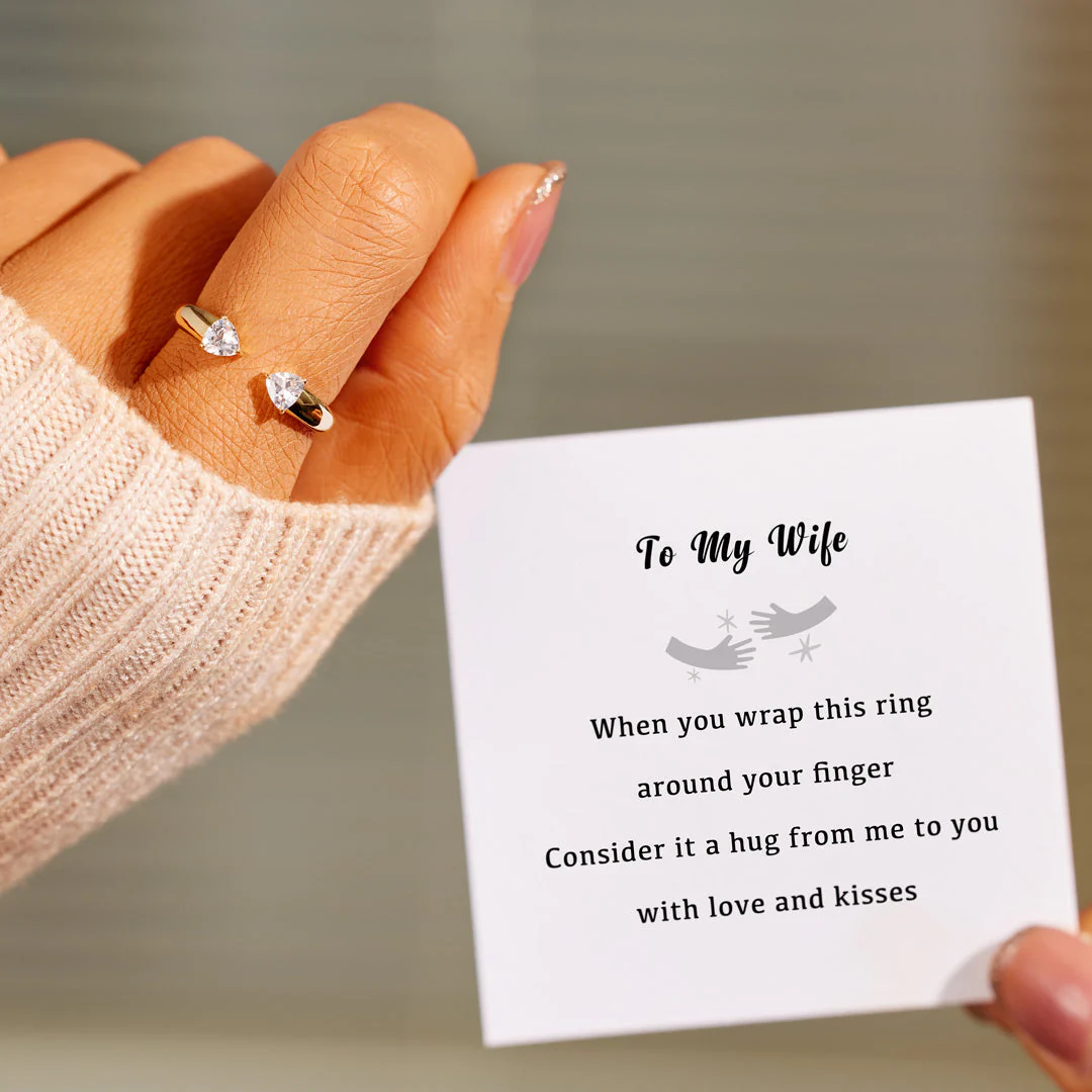 A Hug For Wife Cuff Ring - Image 3