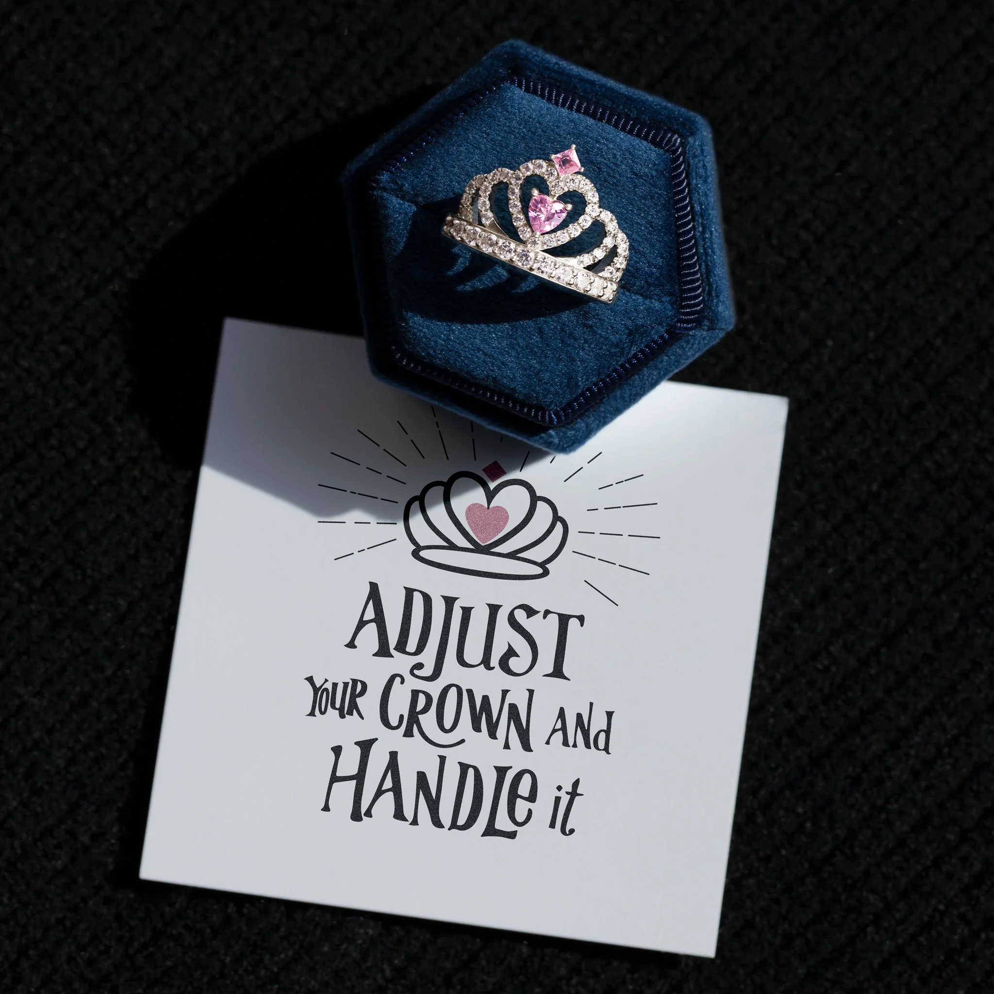 Adjust Your Crown and Handle It Crown Ring S925 - Image 3