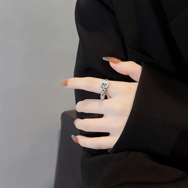 Fashionable Adjustable Buckle Ring - Image 6