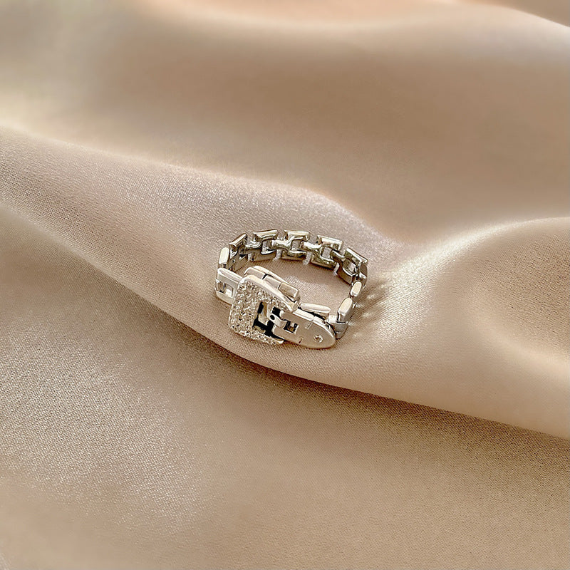 Fashionable Adjustable Buckle Ring - Image 8