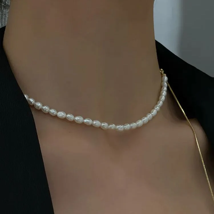 Hot Sale🎁Adjustable Baroque Pearl Necklace - Image 6