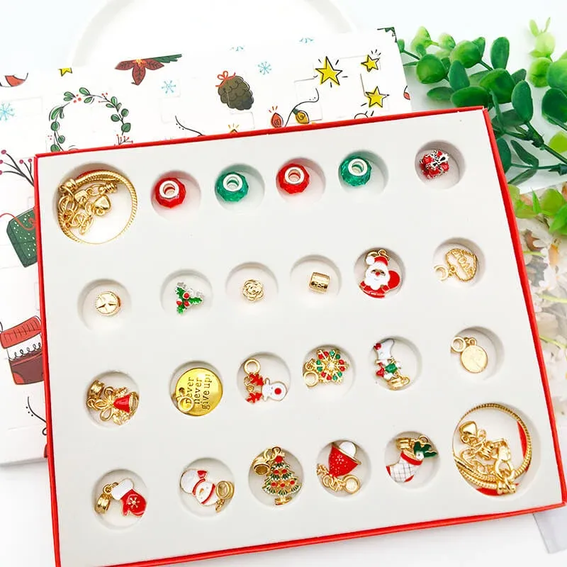 24 Pcs DIY Christmas Advent Calendar Bracelets Set🎁 - Image 7
