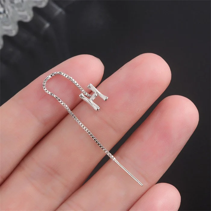 Fashion Shiny Alphabet Earrings - Image 7