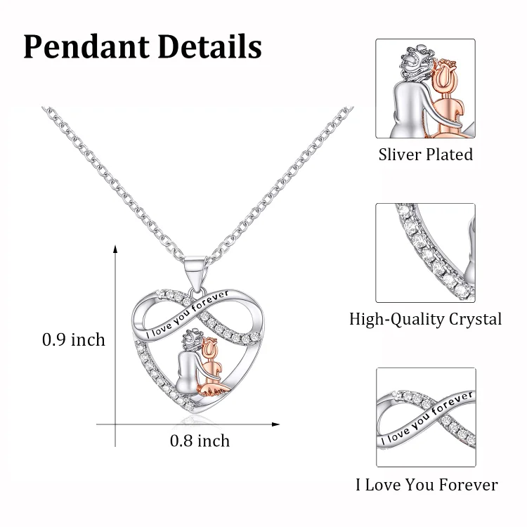 For Granddaughter - I Will Always Be By Your Side Necklace - Image 10