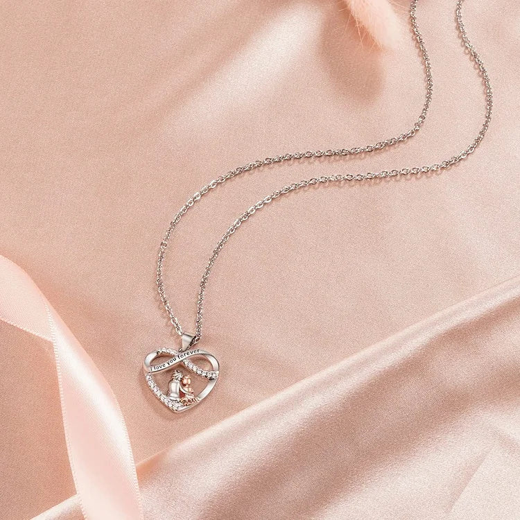 For Granddaughter - I Will Always Be By Your Side Necklace - Image 8