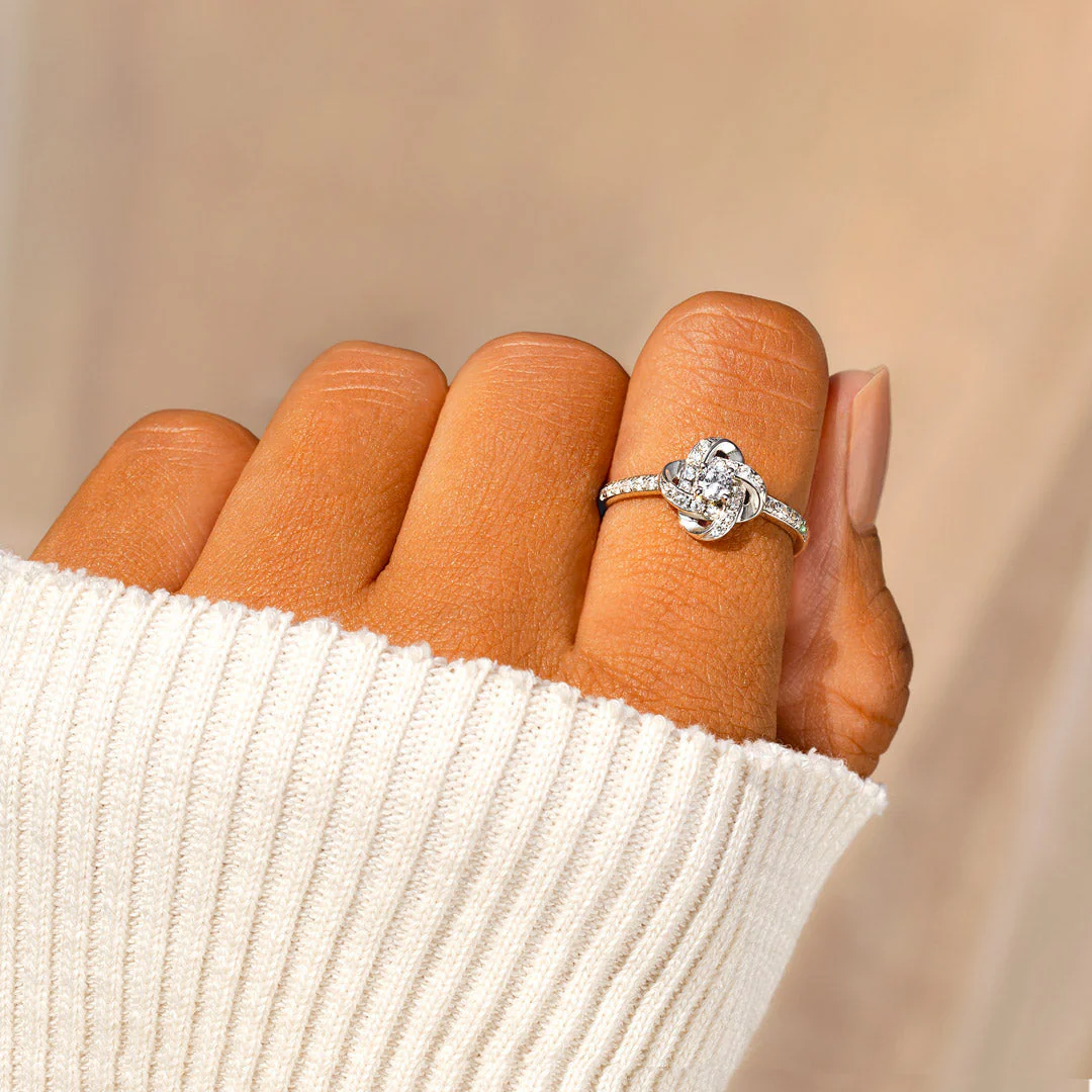 Always My Daughter Forever My Friend Endless Knot Ring - Image 5