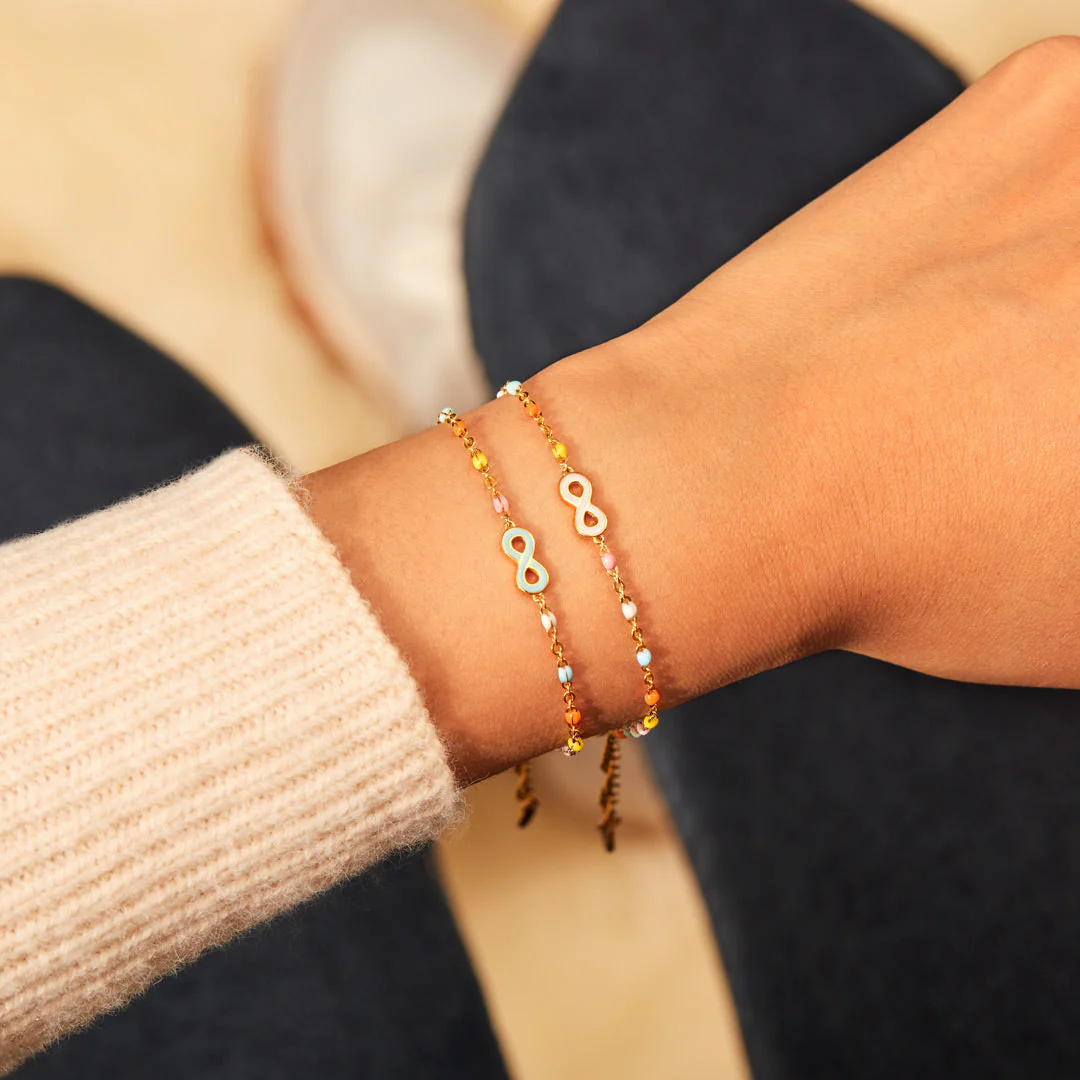 Always Sisters Infinity Sign Bracelet - Image 4