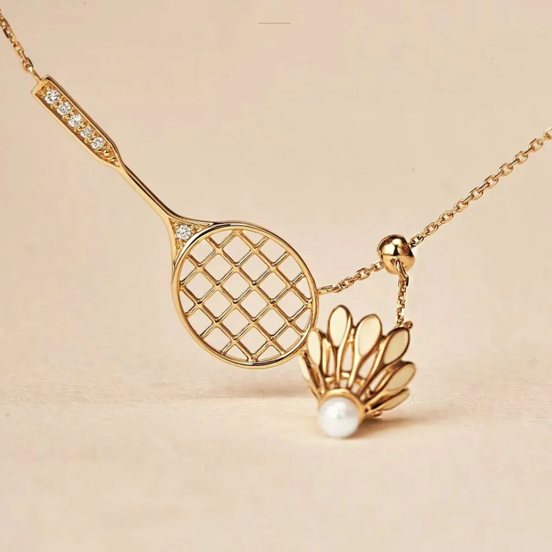 Hot Sale🎁Adjustable Badminton & Racquet Fashion Necklace - Image 6