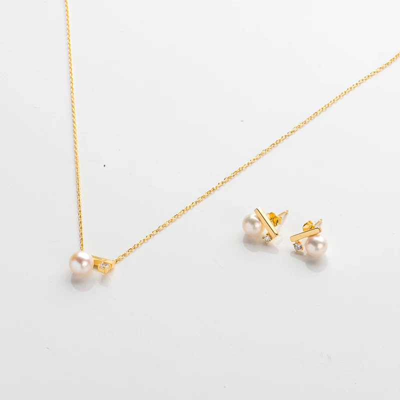 S925 Life is 90% How You React it Pearl Balance Necklace - Image 7