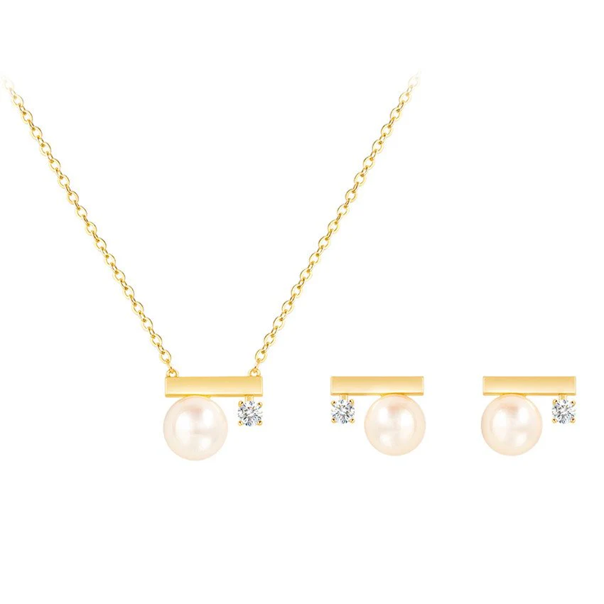 S925 Life is 90% How You React it Pearl Balance Necklace - Image 9