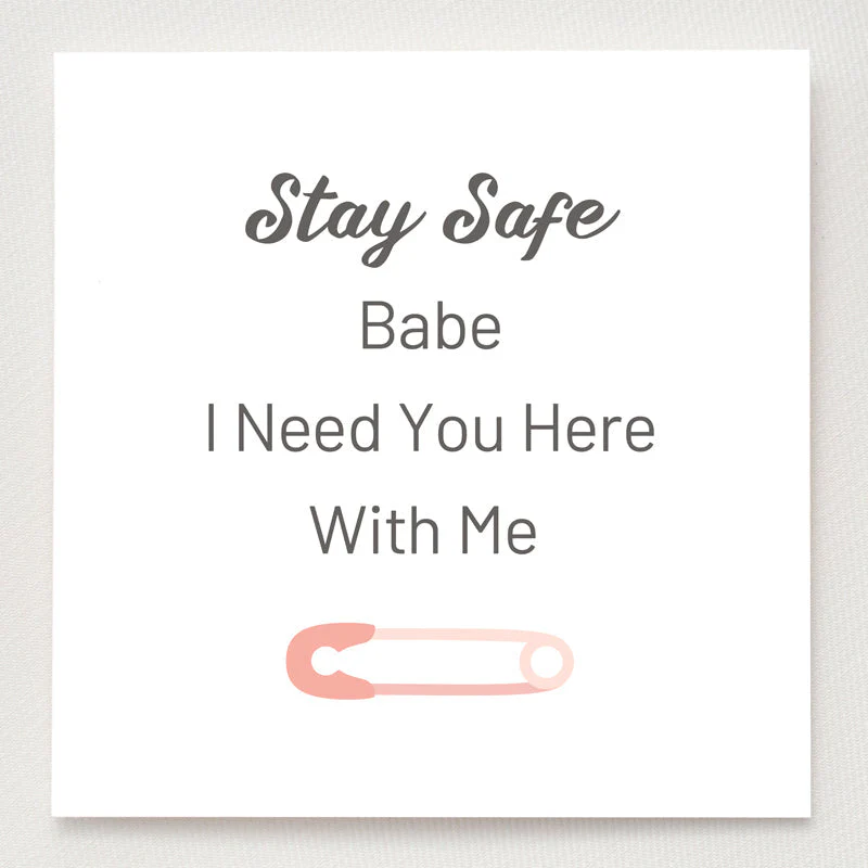 Be Safe Stay Strong Safety Pin Ring - Image 9