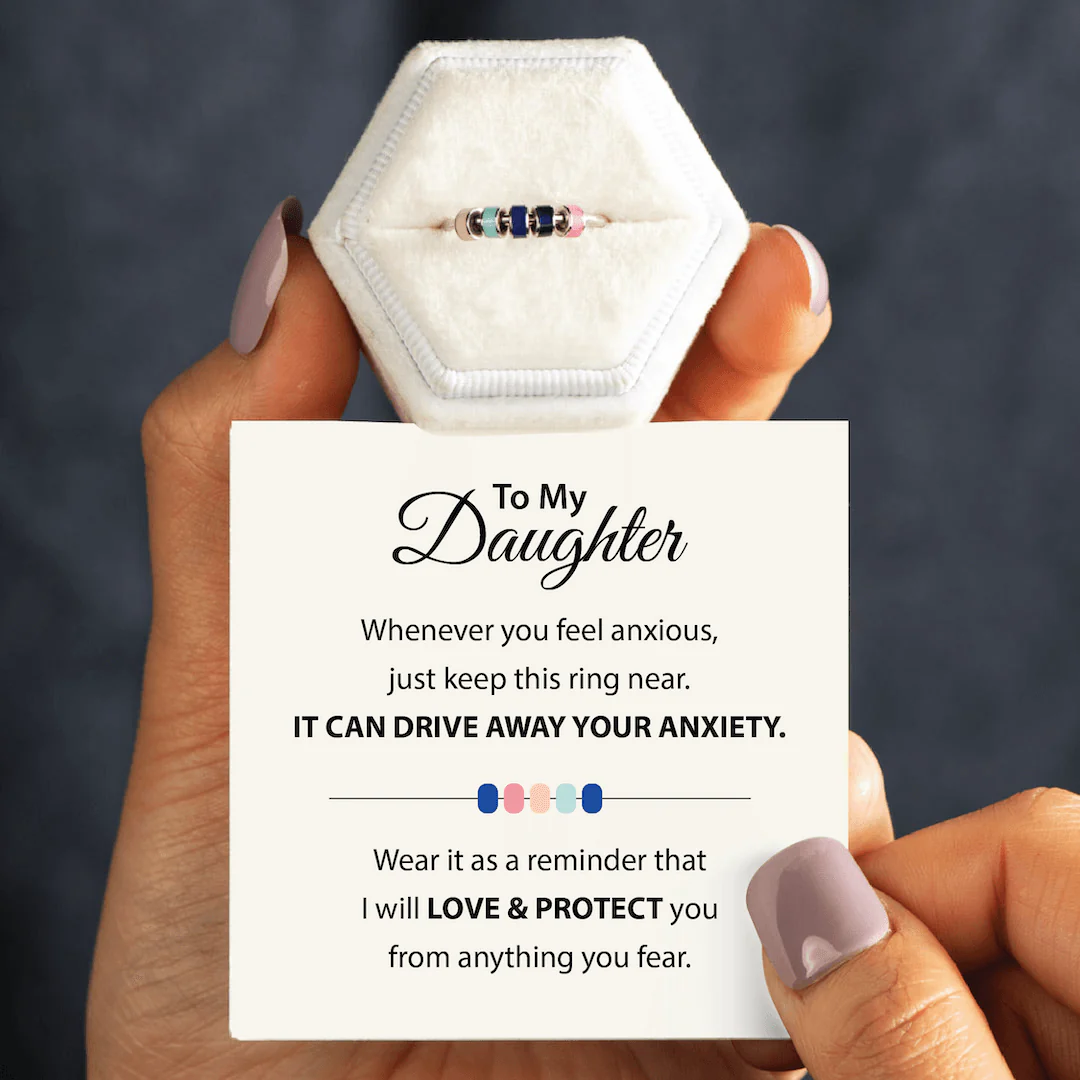 🎁CHRISTMAS SALE🎄To My Daughter - Beaded Fidget Ring - Image 2