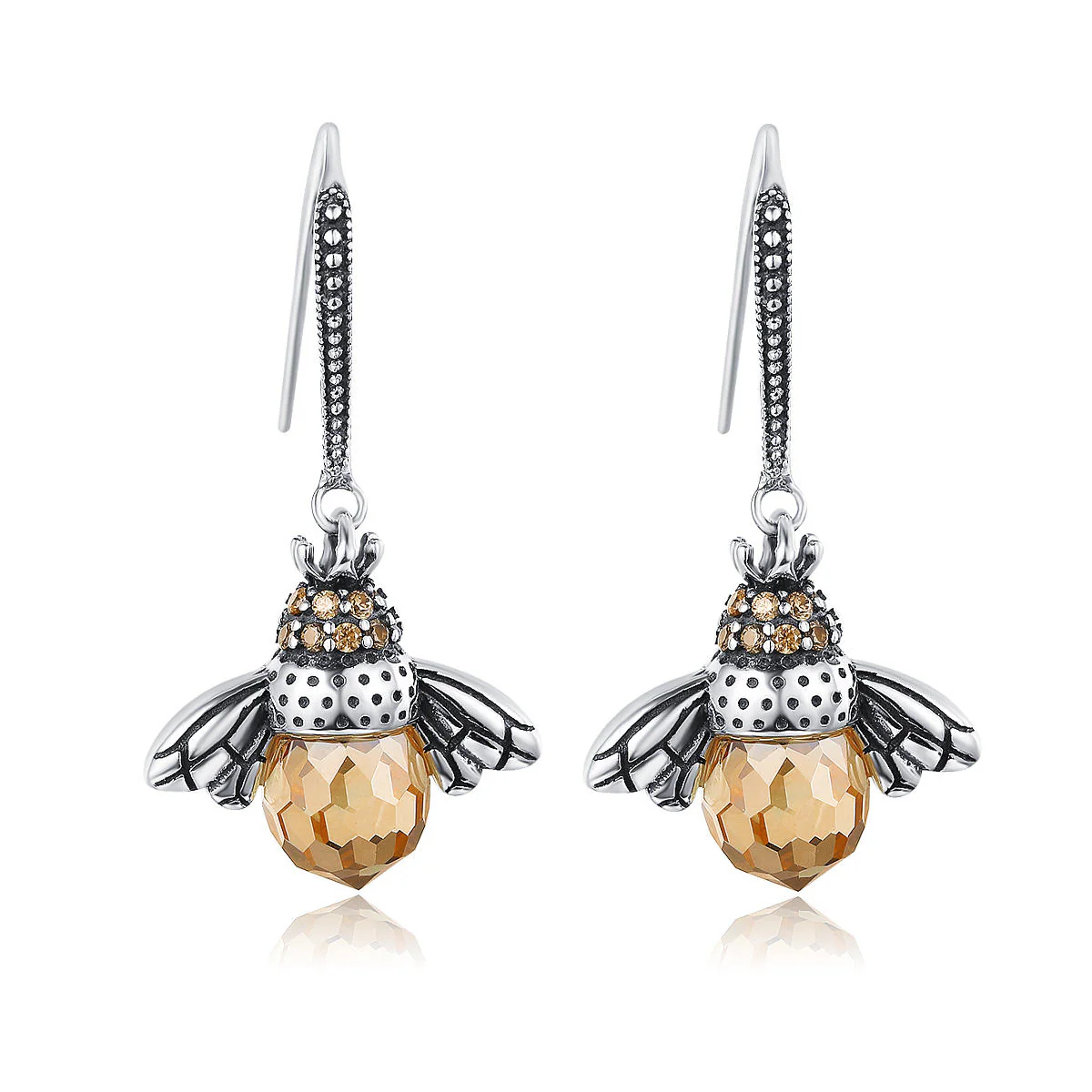 "Dancing Bee" Earrings & Necklace - Image 5