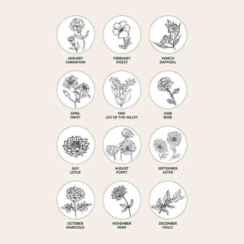 Wildflower Engraved Necklace - Image 3