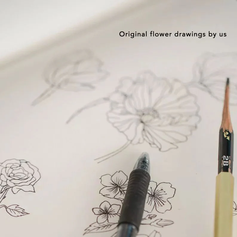Wildflower Engraved Necklace - Image 4