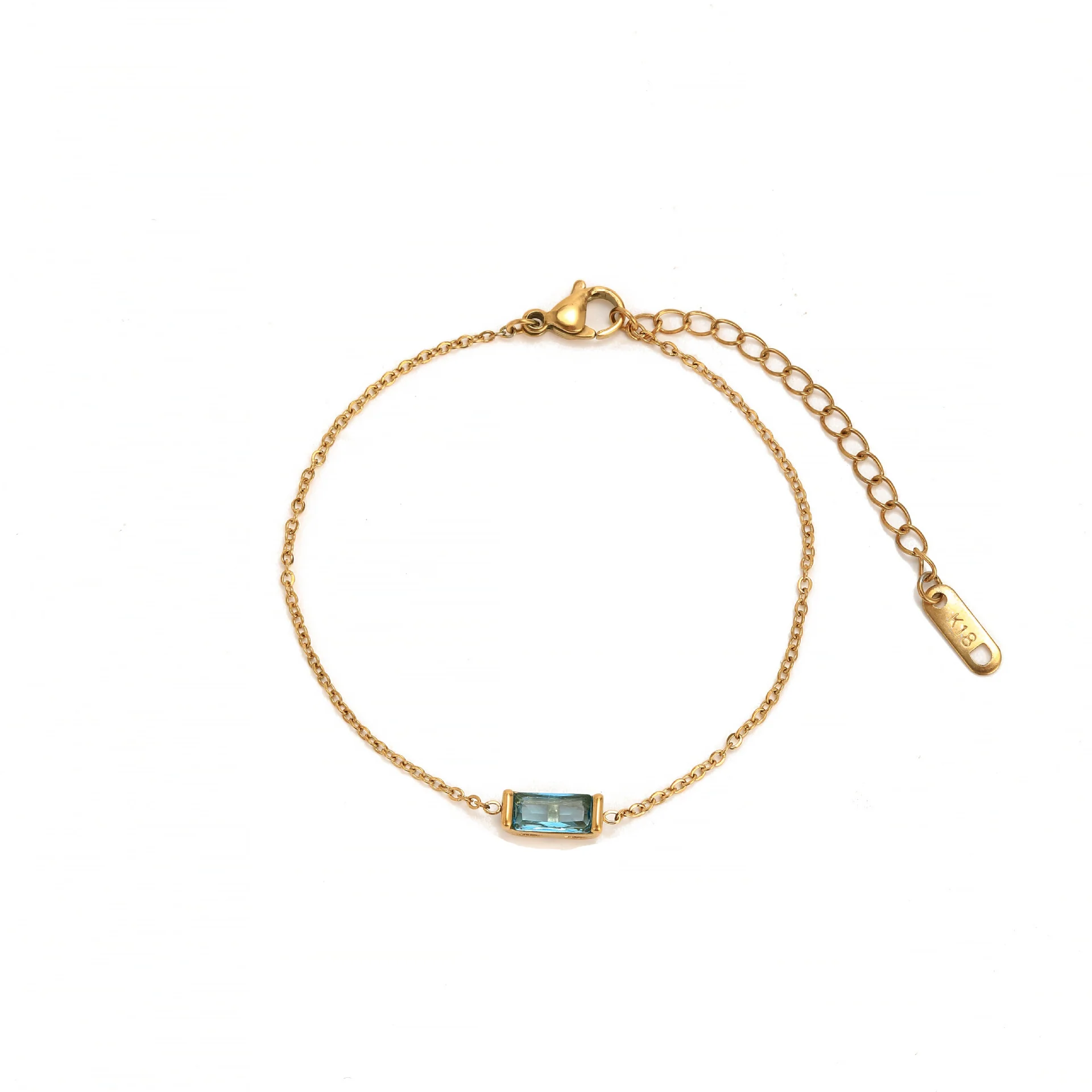 Custom Minimalist Birthstone Bar Necklace - Image 8