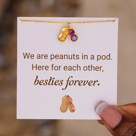 Peanuts In A Pod Birthstone Peanut Bracelet - Image 5