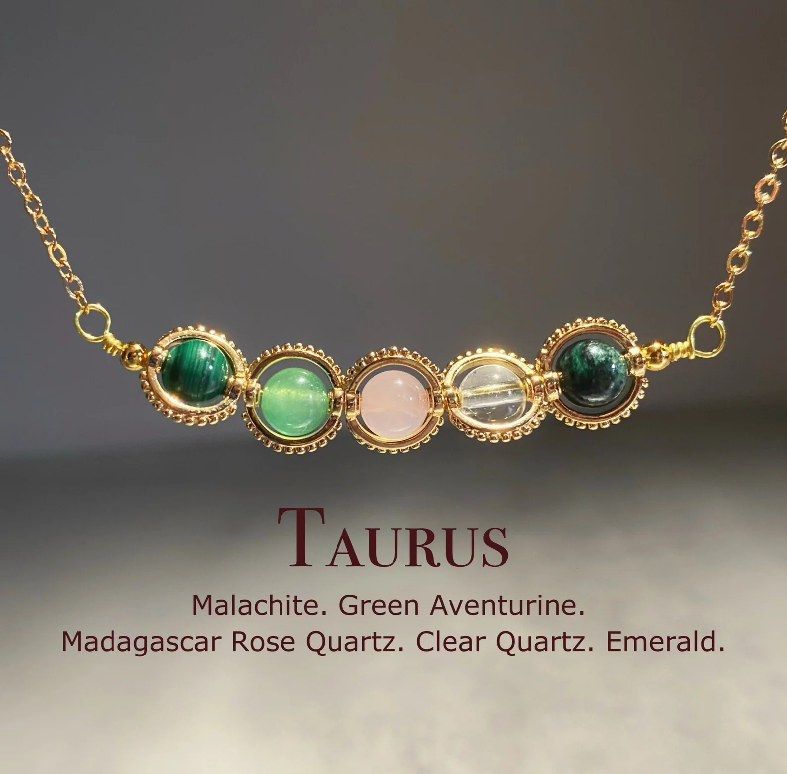Natural Birthstone Zodiac Necklace - Personalized Astrology Pendant & Gift - Image 9