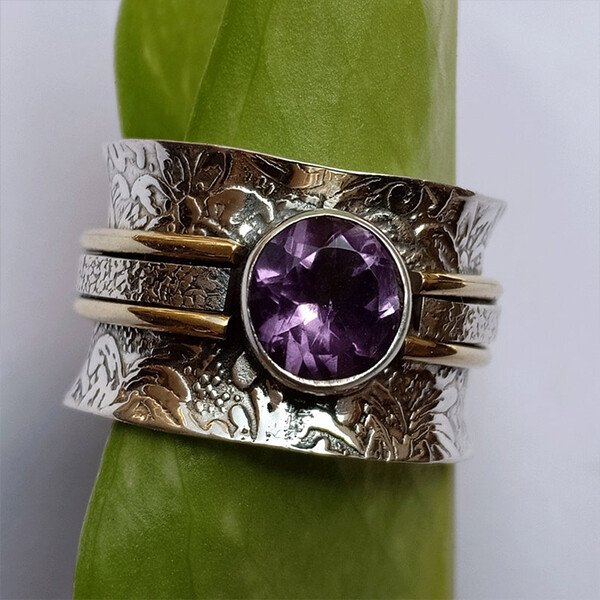 Bohemian Crystal Meditation Ring - Image 3