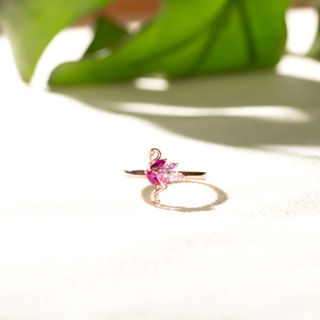 Born To Stand Out Flamingo Ring - Image 5