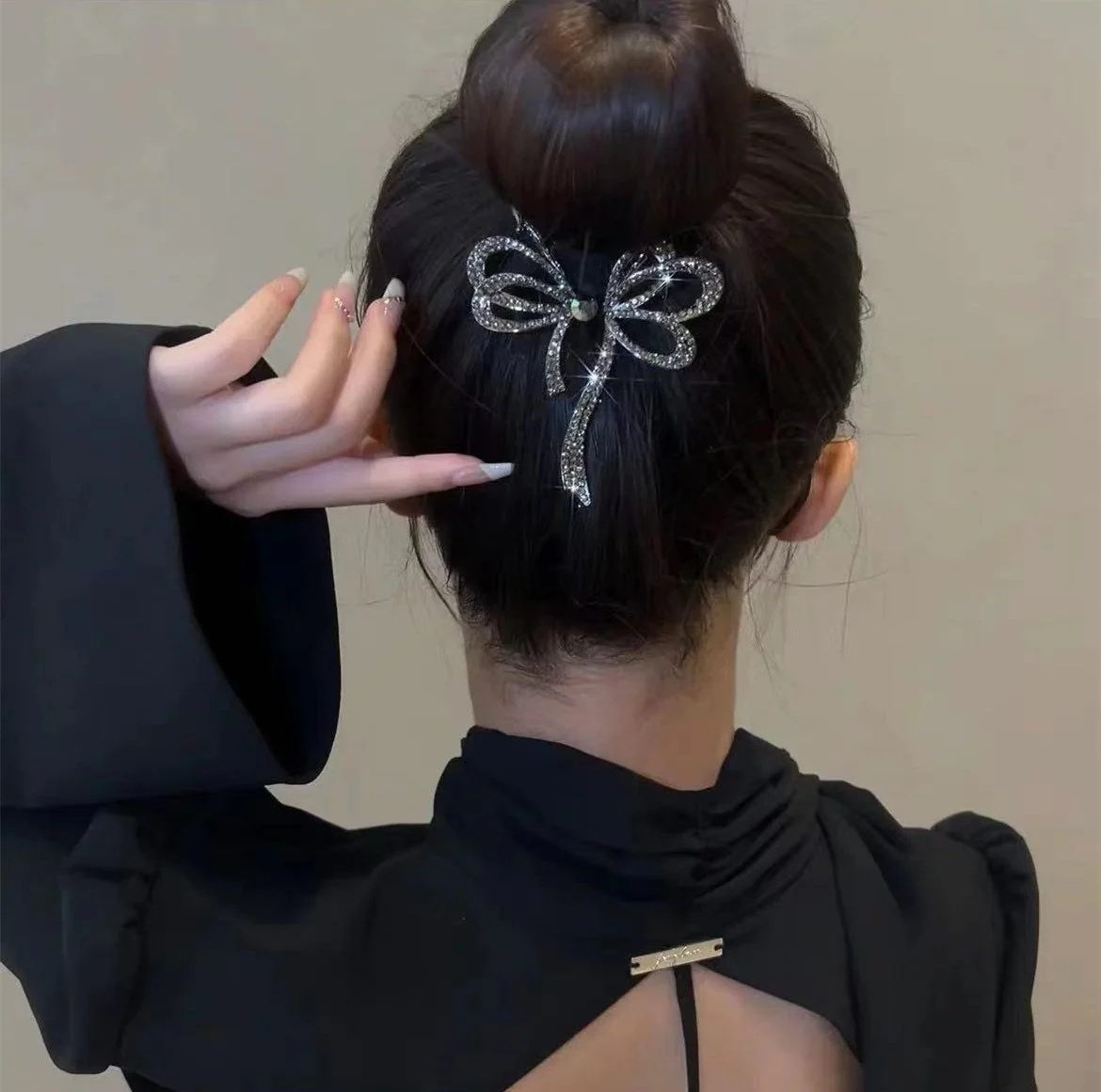 🎉NEW YEAR HOT SALE🎀BOW SHINY HAIRPIN - Image 3