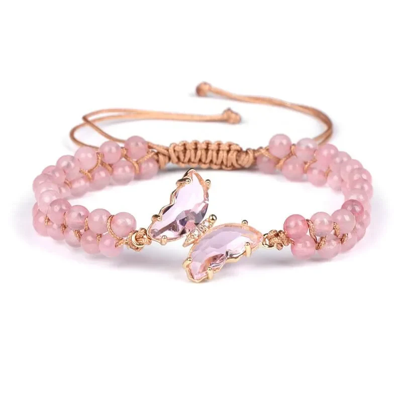 FOR MEMORIAL - THEY FLY WITH US EVERY DAY CRYSTAL BUTTERFLY BRACELET - Image 11