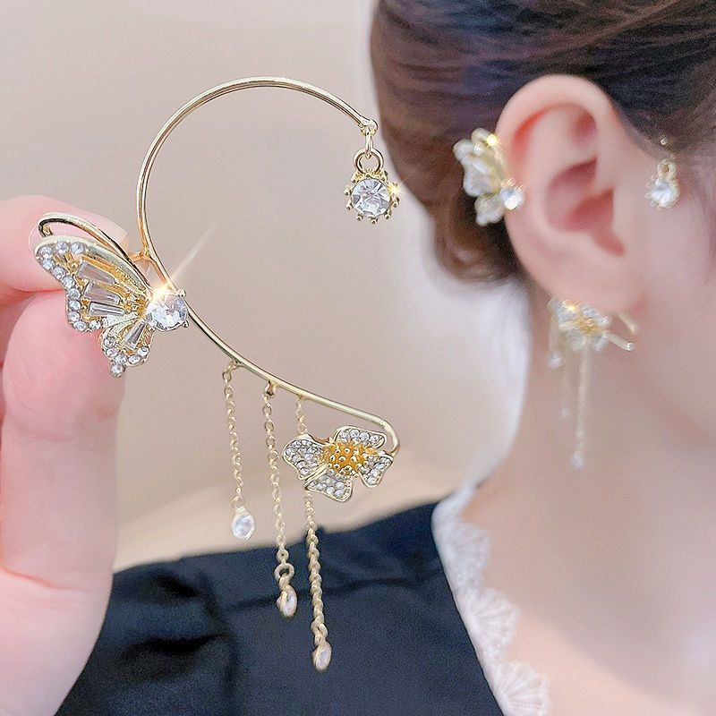 ✨Butterfly Tassel Style Zircon Earrings - Image 2