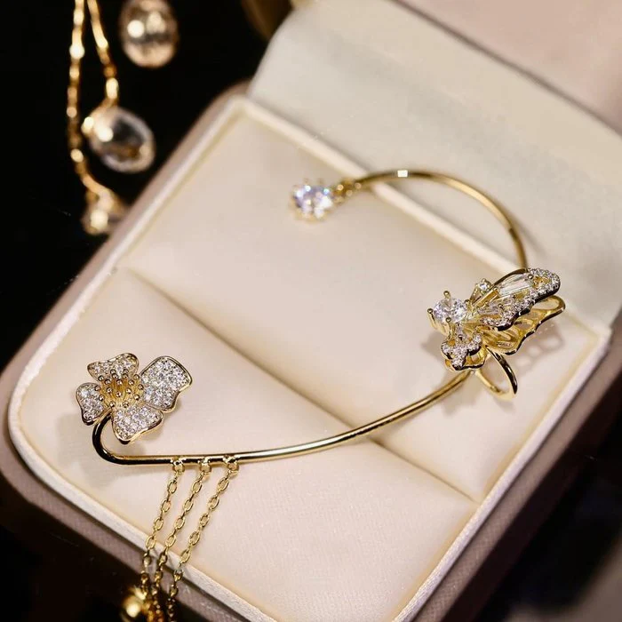 ✨Butterfly Tassel Style Zircon Earrings - Image 9