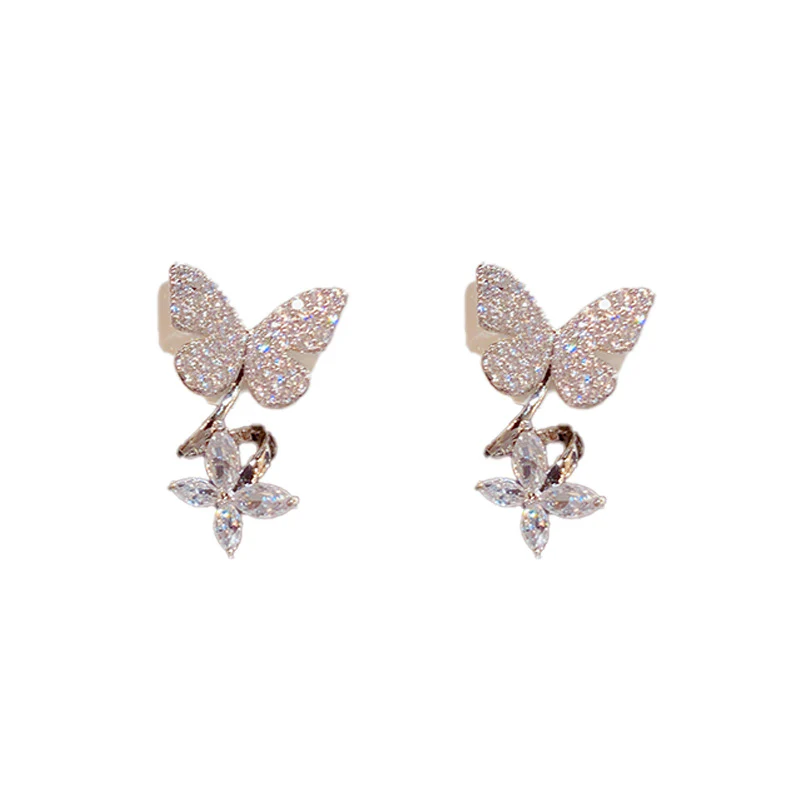 🌸Butterfly Zircon Stud Earrings - Image 4