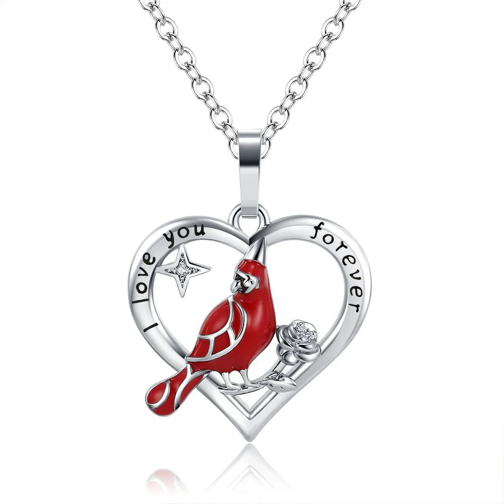 Cardinal Heart Pendant Necklace🎁The Best Gifts For Your Loved Ones💕 - Image 11