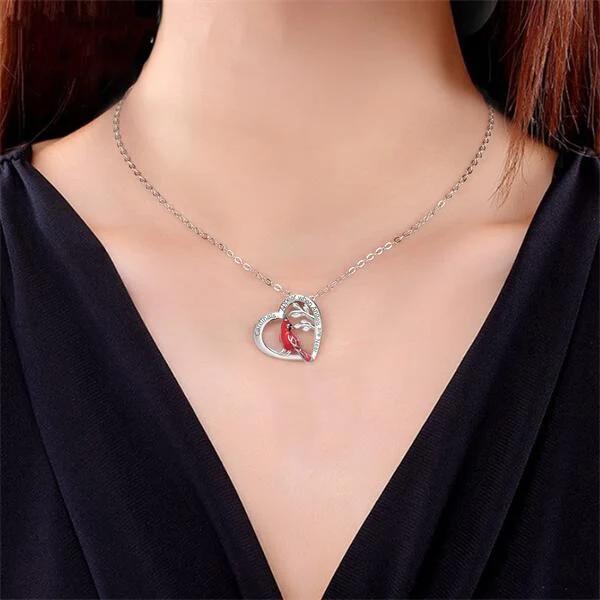 Cardinal Heart Pendant Necklace🎁The Best Gifts For Your Loved Ones💕 - Image 9