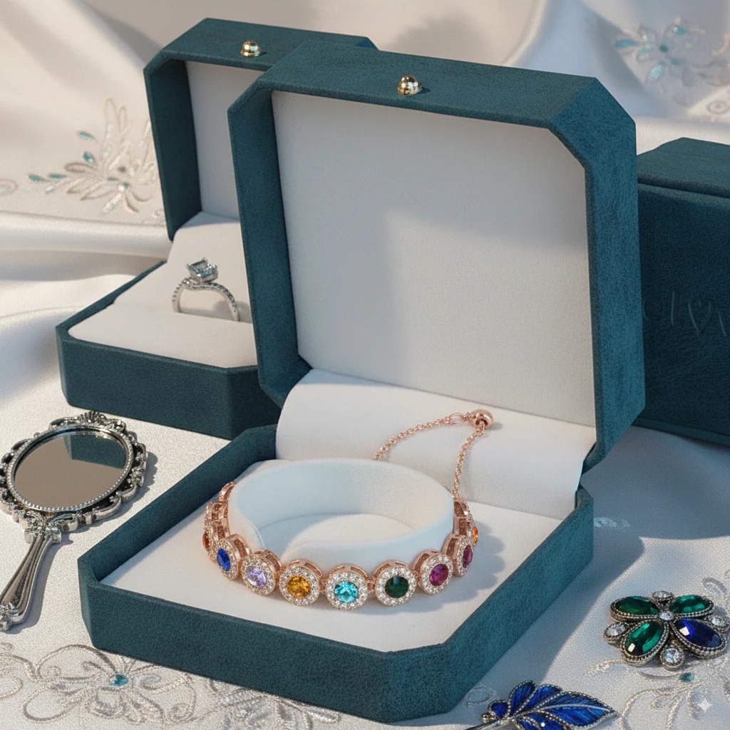 Celestial Bloom Birthstone Bracelet - Image 11