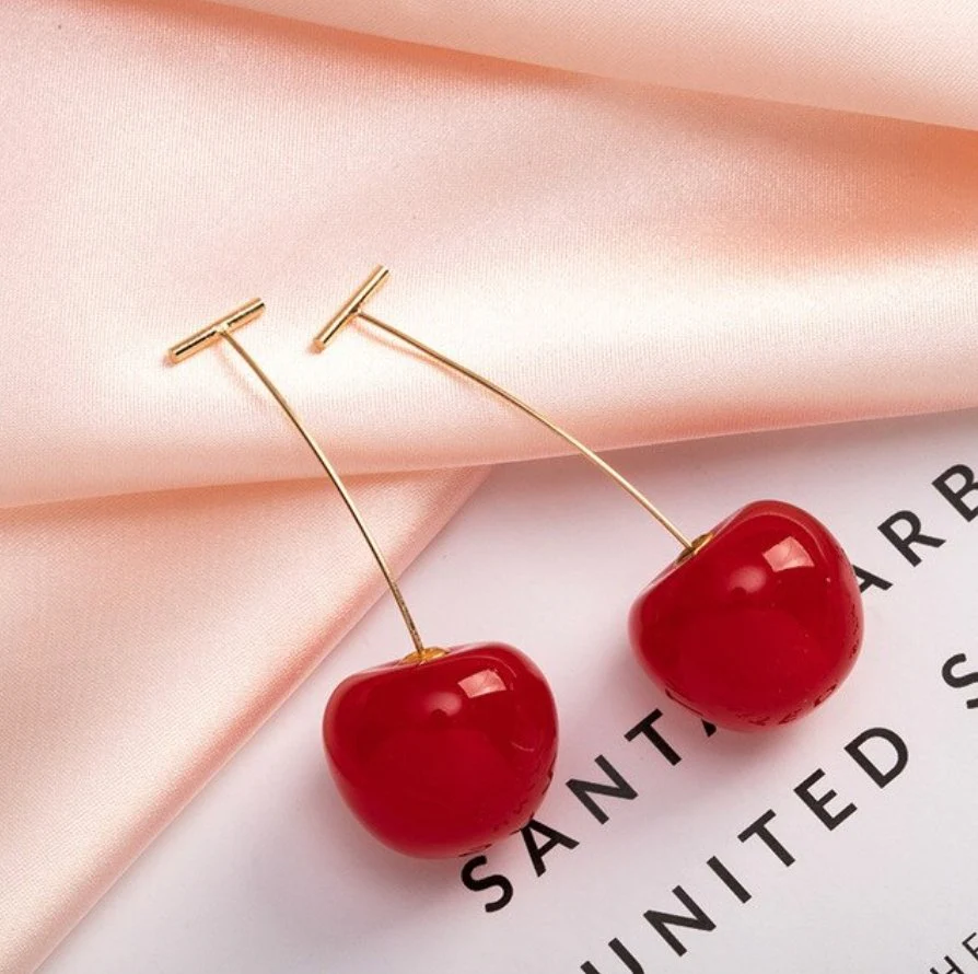 Celia Rouge Cherry Earrings - Image 8
