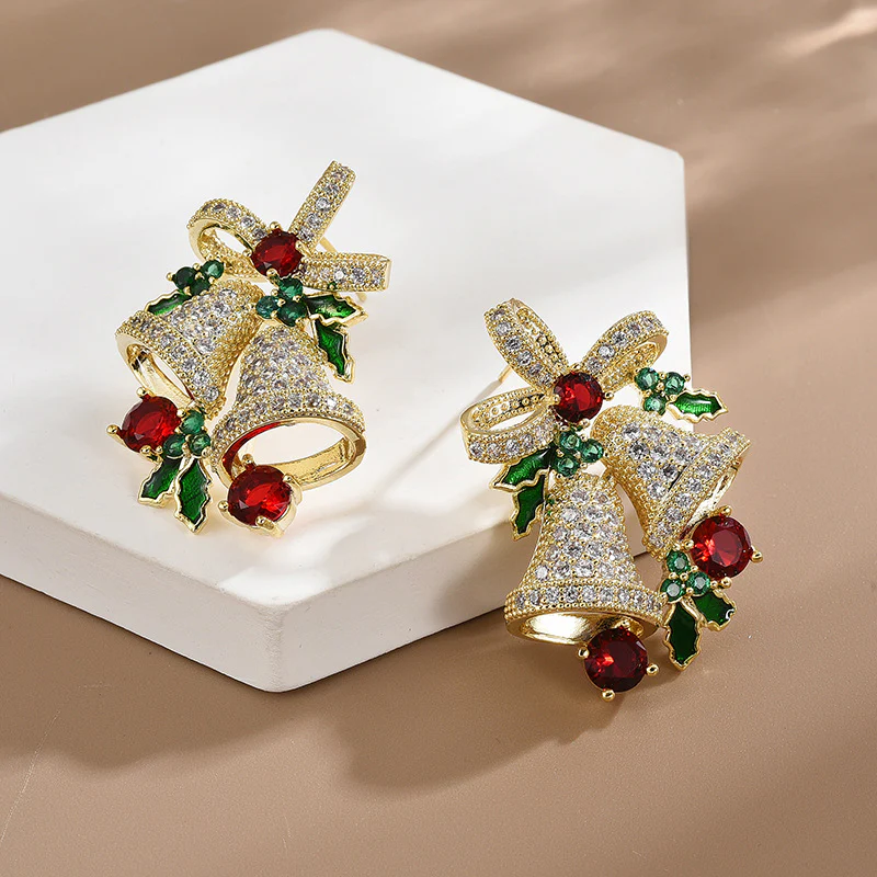 Hot Sale🎁Shiny Christmas Wind Chime Earrings - Image 5
