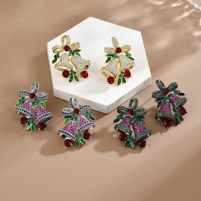 Hot Sale🎁Shiny Christmas Wind Chime Earrings - Image 6