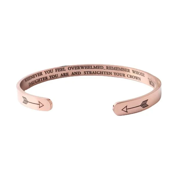 🔥Summer Hot Sale🌊 For Daughter - Whenever You Feel Overwhelmed...Crown Bracelet - Image 4