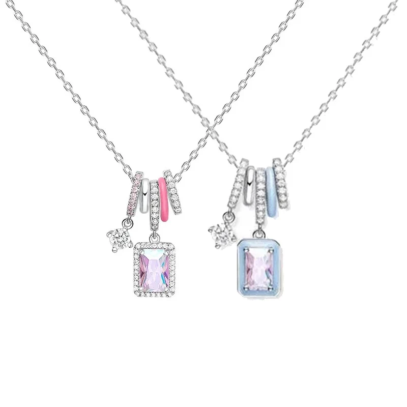 Crystal Aurora Rock Candy Necklace - Image 3
