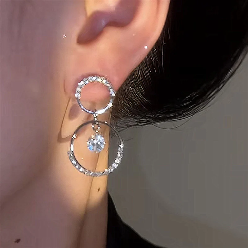 🌸2025 New Sale-ITALIAN STYLE CRYSTAL HOOP EARRINGS - Image 2