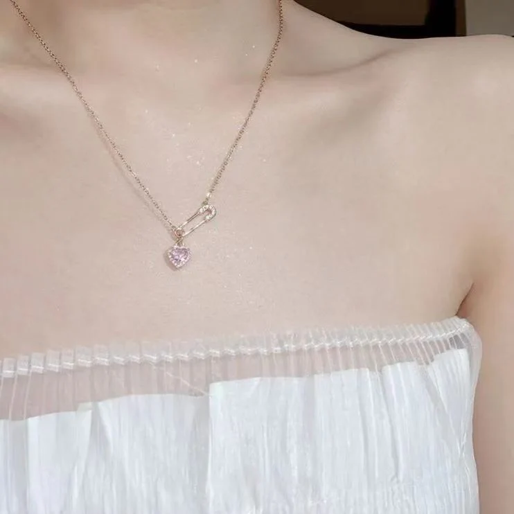 FOR UNBIOLOGICAL DAUGHTER - CUSTOM BIRTHSTONE INTERLOCKING NECKLACE - Image 3