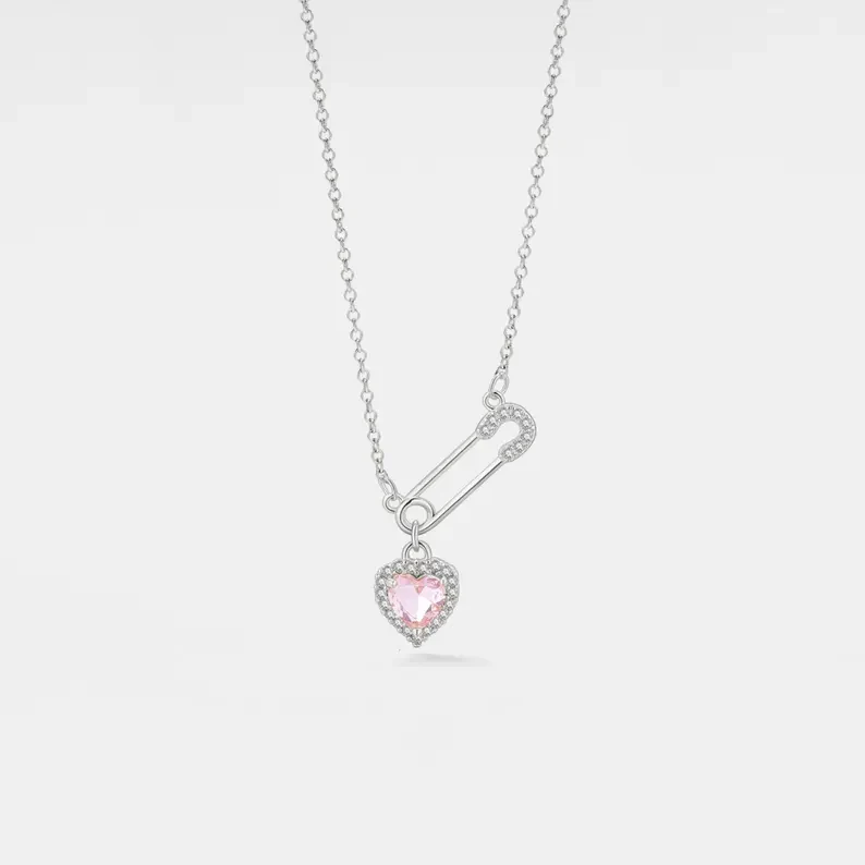 FOR UNBIOLOGICAL DAUGHTER - CUSTOM BIRTHSTONE INTERLOCKING NECKLACE - Image 5