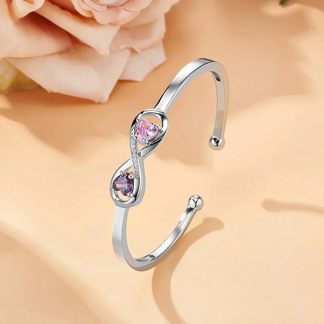 FOR FRIEND- YOU'RE MY FAVORITE BITCH CUSTOM BIRTHSTONES BRACELET - Image 6