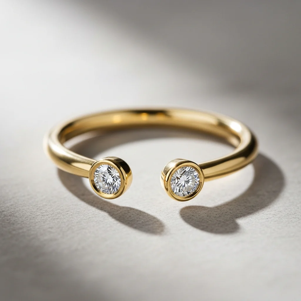 For Friend - Custom Double Birthstone Ring - Image 3