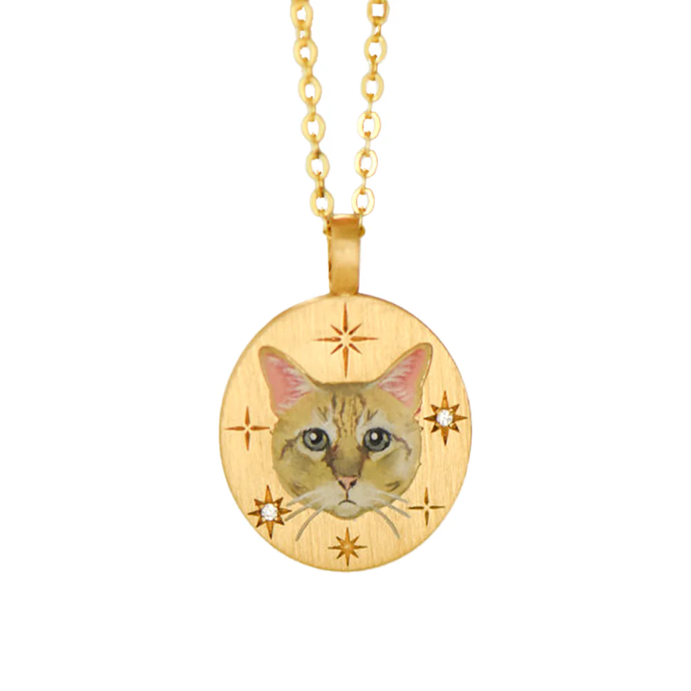 Custom Pet Engraved Photo Necklace - Image 4