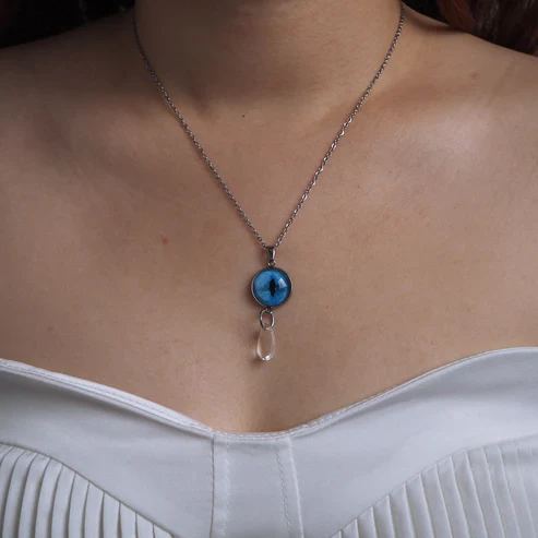 Custom Pet Eye Necklace - Image 10